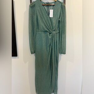 Baltic Born green/ blue mid length dress! Size small, zip up.